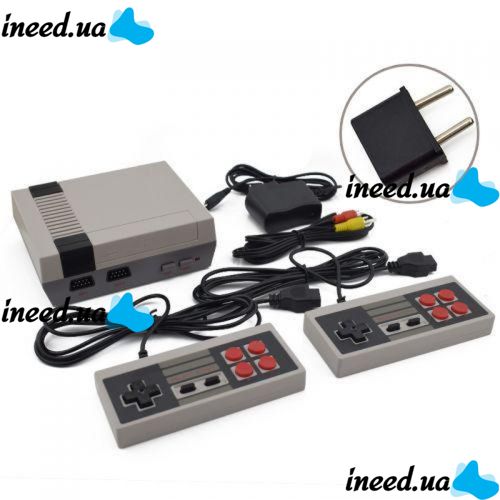 Retro Dendy Game Anniversary Edition NES 620 games with two joysticks Dendy 8 bit kids console with built-in games D1001 Grey