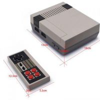 Retro Dendy Game Anniversary Edition NES 620 games with two joysticks Dendy 8 bit kids console with built-in games D1001 Grey
