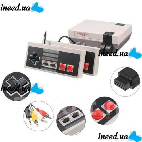 Retro Dendy Game Anniversary Edition NES 620 games with two joysticks Dendy 8 bit kids console with built-in games D1001 Grey