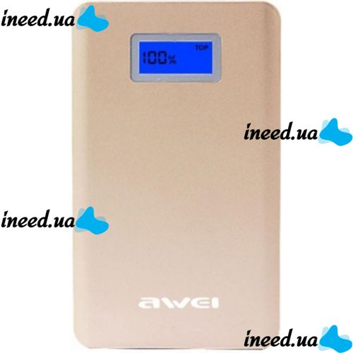 Portable Charger Power Bank Awei P83K with LCD Display 10000 mAh