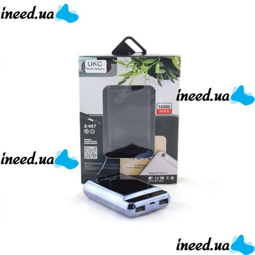 Portable Charger Power Bank UKC Z-087 10400 mAh