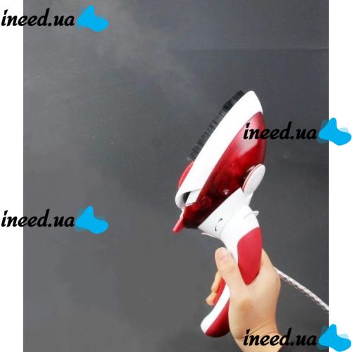 Дорожній праска відпарювач для одягу Plymex HT-558B 1000w Red Крсний