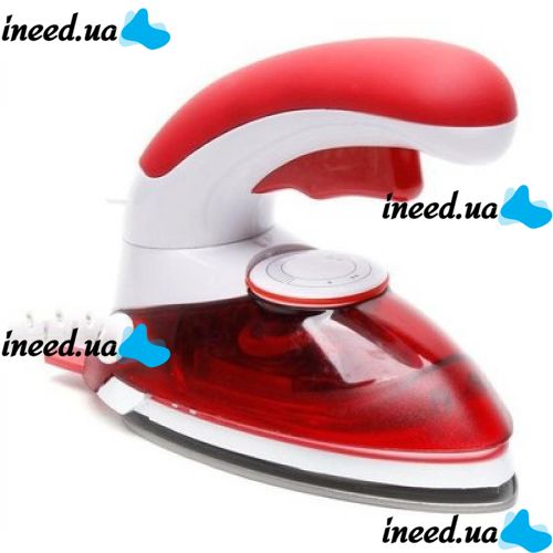 Дорожній праска відпарювач для одягу Plymex HT-558B 1000w Red Крсний