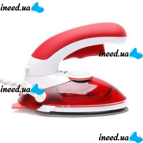 Дорожній праска відпарювач для одягу Plymex HT-558B 1000w Red Крсний