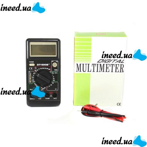 Цифровий професійний мультиметр Digital DT-890b + тестер