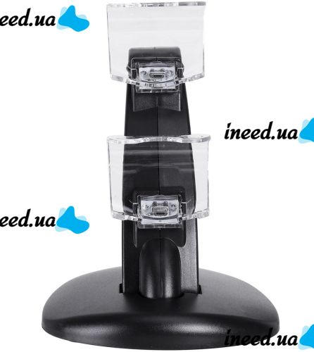 UKC WG-01 Charging Station Stand for 2 Playstation PS4 Slim/Pro Joysticks Charger for backlit joystick gamepads