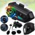 Helmet Wireless Earphone Y10 Helmet Wireless Headset with Soft Microphone and Noise Cancellation, Motorcycle Headset with Touch Control and Bluetooth
