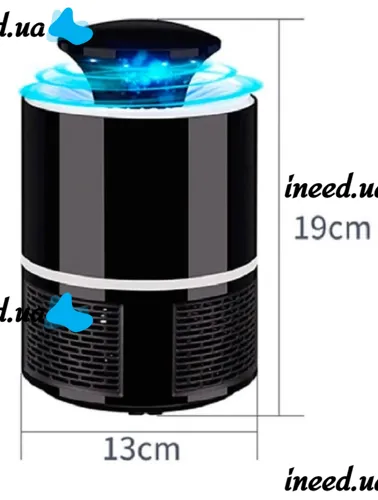 Електрична лампа приманка для комах Nova Mosquito Killer Lamp NV-818 5 Вт, USB Електрична пастка знищувач комарів і мошок