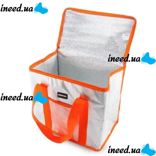 Туристическая термосумка Sannen Cooler Bag MC-1059 на 25 л для продуктов и напитков 37x20x34 см Походный переносной термобокс холодильник для пикника
