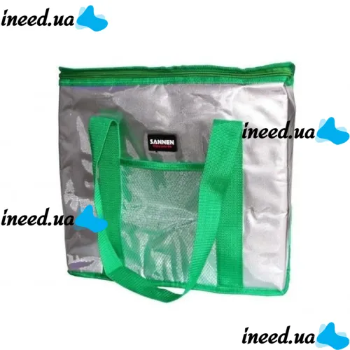 Туристическая термосумка Sannen Cooler Bag MC-1059 на 25 л для продуктов и напитков 37x20x34 см Походный переносной термобокс холодильник для пикника