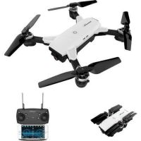 Складаний радіокерований квадрокоптер Drone YH-19 White, HD + FPV з HD WI-FI камерою на пульті управління
