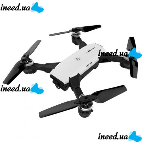 Folding RC Quadcopter Drone YH-19 White, HD+ FPV with HD WI-FI
