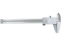 Vernier Caliper KC-A150 0-150mm mechanical Vernier caliper with depth gauge in a case, 15 cm Vernier caliper for external and internal measurements made of steel