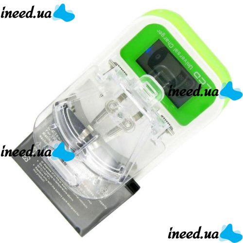 Universal charger Jabka HY02 with LCD display and USB for charging removable batteries