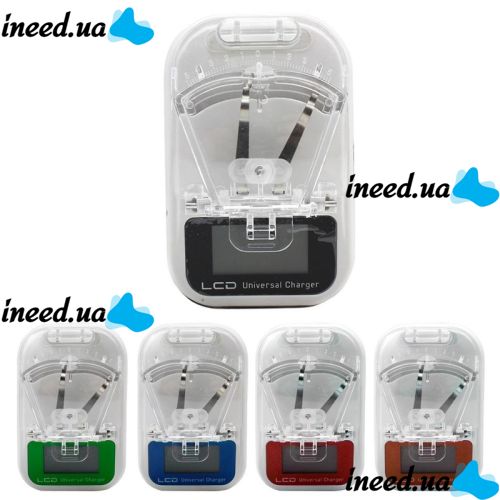 Universal charger Jabka HY02 with LCD display and USB for charging removable batteries