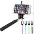 Z07-6S Selfie Monopod with 3.5 jack Cord, Smartphone Tripod
