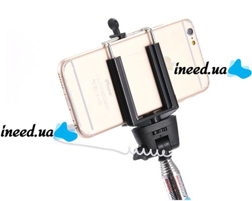 Z07-6S Selfie Monopod with 3.5 jack Cord, Smartphone Tripod