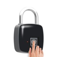 Розумний біометричний замок з сканером відбитка пальця Security Fingerprint Lock P3 Black