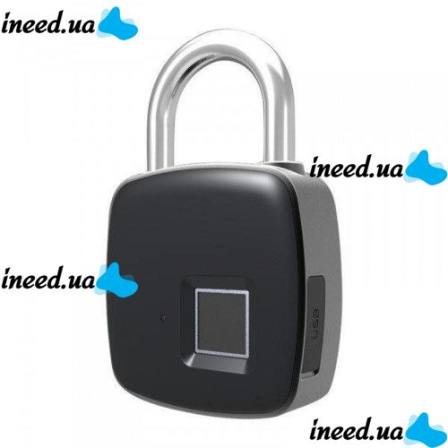 Розумний біометричний замок з сканером відбитка пальця Security Fingerprint Lock P3 Black