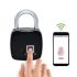 Умный биометрический замок с сканером отпечатка пальца Security Fingerprint  Lock P3 Black