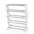 Modular organizer, Huayida The Shoes Rack Metal Shoe Shelf for 15 pairs