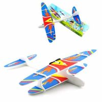 The Airkraft propellant foam airplane glider with a rechargeable electric motor is charged from microUSB