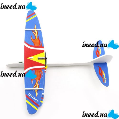 The Airkraft propellant foam airplane glider with a rechargeable electric motor is charged from microUSB