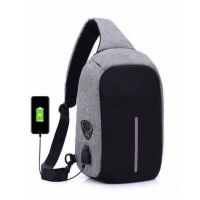 Чоловіча сумка анти-Злодій через плече Bobby Mini з USB-портом для зарядки