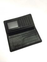 Ультратонкий чоловічий гаманець Giorgio Armani 8710, Клатч Армані A01 Black