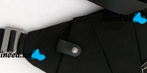 Тактична нагрудна сумка месенджер Cross Body однолямочная, Водонепроникна чоловіча барсетка через плече, Сумка крос боді, Чорна