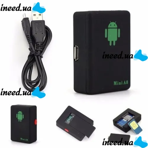 Car GPS Tracker Mini A8 GPRS GSM Locator, GPS Tracker Device for Real-time Car Tracking with SOS Button with 2G A8 Network