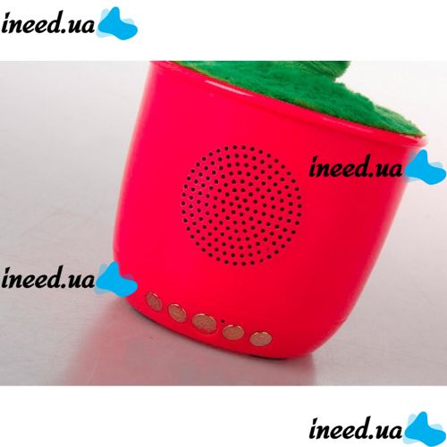 Портативная Bluetooth колонка Dancing Flower G26, Red, Танцующий и поющий цветок красная