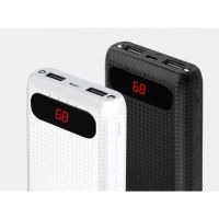 Portable Charger Power Bank Awei P70K 20000 mAh Black, Black