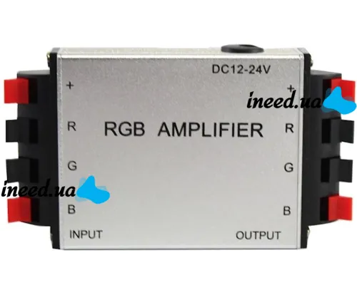 Universal Dual-board RGB Voltage Amplifier Amplifier XM-01 12V-24v 6A for LED Strip, 12V Controller for LED Strips Silver