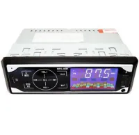 Universal car radio 1DIN ISO Pioneer MP3-3881 with touch buttons and remote control, Touch radio player in the car with USB and SD