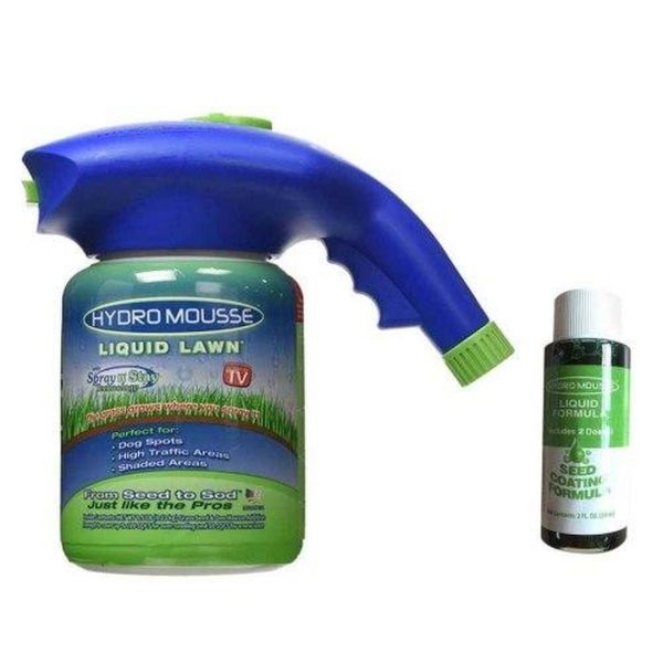 Жидкий газон Hydro Mousse Liquid Lawn 2 в 1 + распылитель для гидропосева (гидро маус)