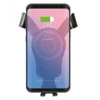 Car Phone Holder with Wireless Charging HZ HWC3 8W, Car Holder, Universal Car Charging Holder in Car, Black