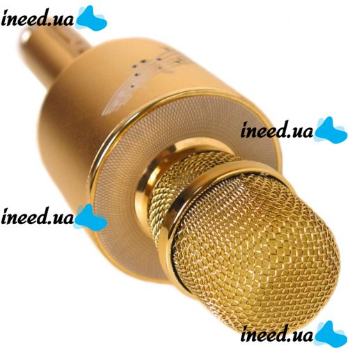 Бездротовий мікрофон караоке bluetooth yoso YS - 66 Gold, Золотий