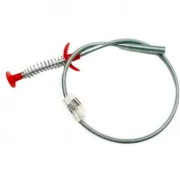 Retractable Pipe probe for cleaning blockages Toilet dredger 60 cm, Cleaning tool claw Flexible cable for cleaning sewer Pipes