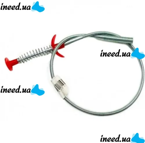 Retractable Pipe probe for cleaning blockages Toilet dredger 60 cm, Cleaning tool claw Flexible cable for cleaning sewer Pipes