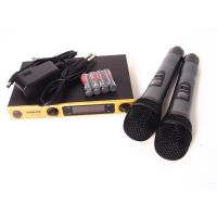 Ручний бездротовий радіомікрофон Shure Sh-588D, професійна радіо система база з двома бездротовими Мік