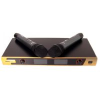 Ручний бездротовий радіомікрофон Shure UK-88, професійна радіо система база з двома бездротовими мікро