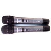 Ручний бездротовий радіомікрофон Shure UK-88, професійна радіо система база з двома бездротовими мікро