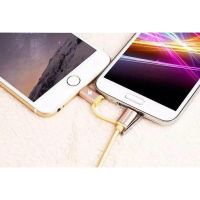 Кабель, шнур Awei CL-930C 2 в 1 Lightning і Micro USB, сріблястий