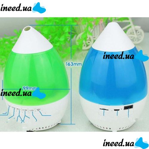Wireless Portable Bluetooth Speaker with Humidifier JT-315 Green, Green Humidifier Green