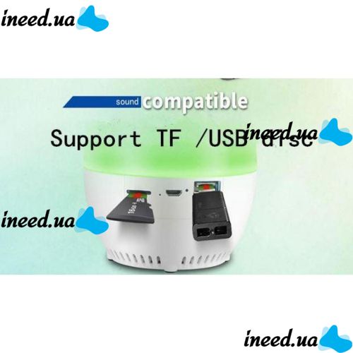 Wireless Portable Bluetooth Speaker with Humidifier JT-315 Blue, Blue Humidifier Blue