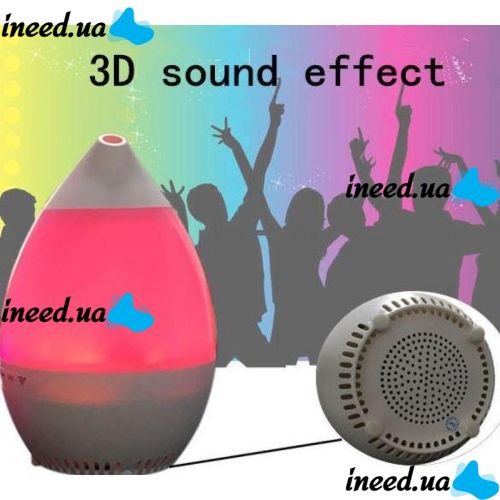 Wireless Portable Bluetooth Speaker with Humidifier JT-315 Blue, Blue Humidifier Blue
