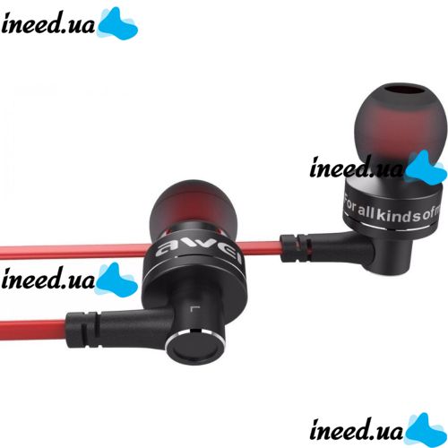 Бездротові Bluetooth навушники Awei B990bl Red, червоні
