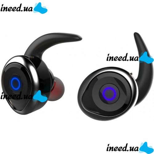 Wireless Bluetooth Headphones Awei T1 Twins Earphones Black, Black