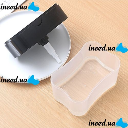 Kitchen Sponge Dispenser Soap Pump Sponge Caddy, Pressure Dispenser for Liquid Soap with Stand, Organizer for Washcloths with Soap Dish